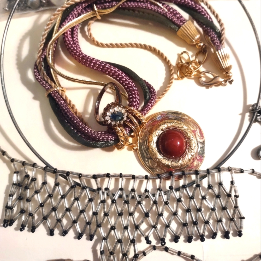 HUGE Jewelry Variety Bead Craft Lot & Crystal Rocks